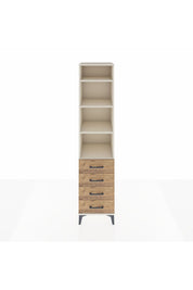 Hyperion Dolap 4 Raflı 4 Çekmeceli 44x44x195 - S58M076V3B