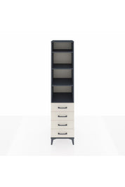 Hyperion Dolap 4 Raflı 4 Çekmeceli 44x44x195 - S58M076V4B