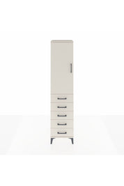 Hyperion Dolap 3 Raflı 5 Çekmeceli Tek Kapaklı 44x44x195 - S58M078V1B