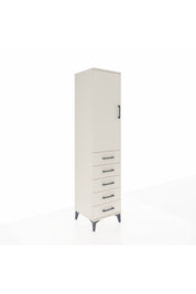 Hyperion Dolap 3 Raflı 5 Çekmeceli Tek Kapaklı 44x44x195 - S58M078V1B