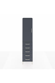 Hyperion Dolap 3 Raflı 5 Çekmeceli Tek Kapaklı 44x44x195 - S58M078V5B