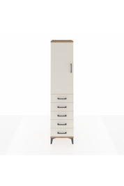Hyperion Dolap 3 Raflı 5 Çekmeceli Tek Kapaklı 44x44x195 - S58M078V7B