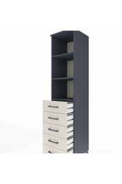 Hyperion Dolap 3 Raflı 5 Çekmeceli 44x44x195 - S58M079V4B