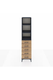 Hyperion Dolap 3 Raflı 5 Çekmeceli 44x44x195 - S58M079V6B