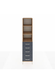 Hyperion Dolap 3 Raflı 5 Çekmeceli 44x44x195 - S58M079V8B