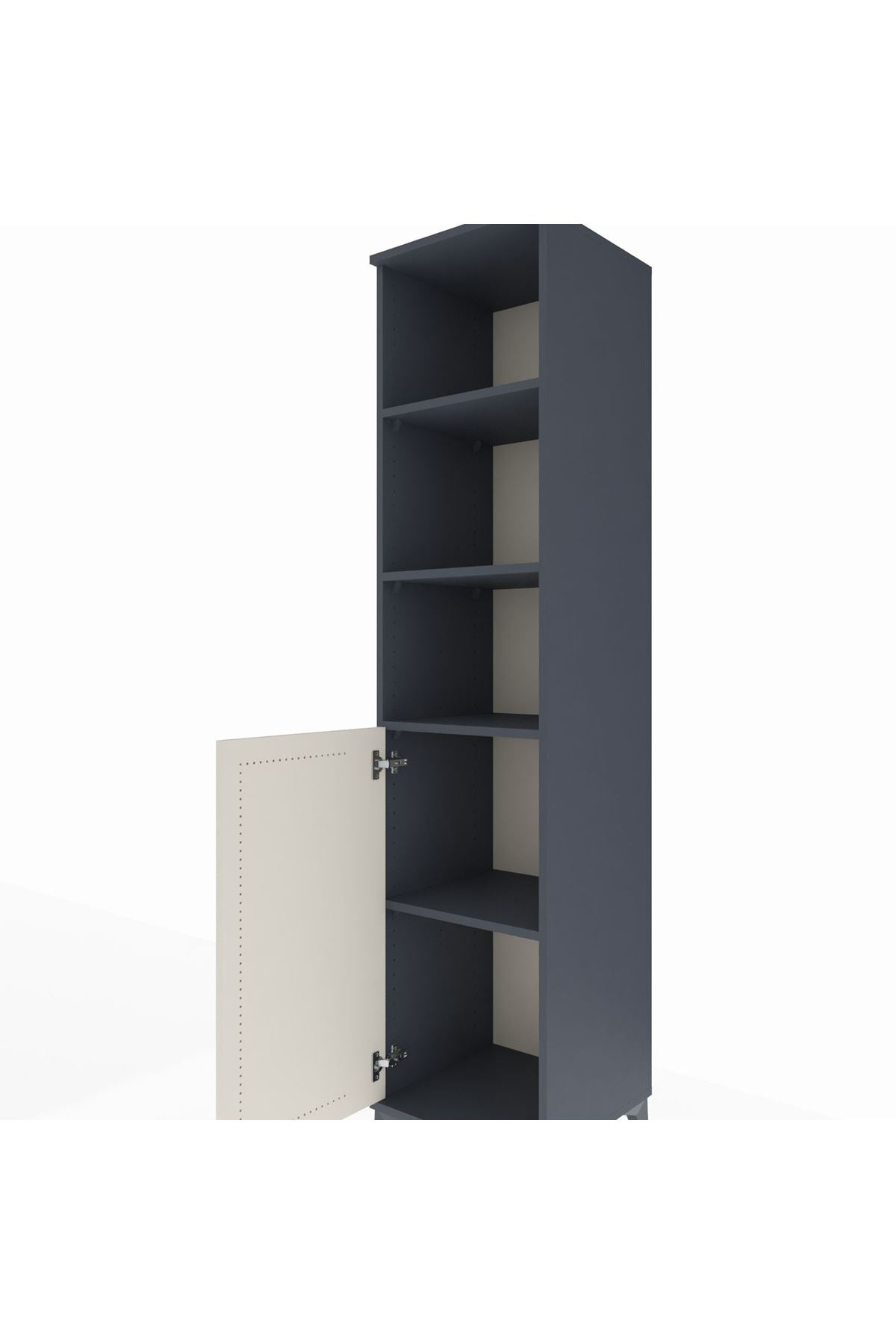 Hyperion Dolap 4 Raflı Tek Kapaklı 44x44x195 - S58M080V4B