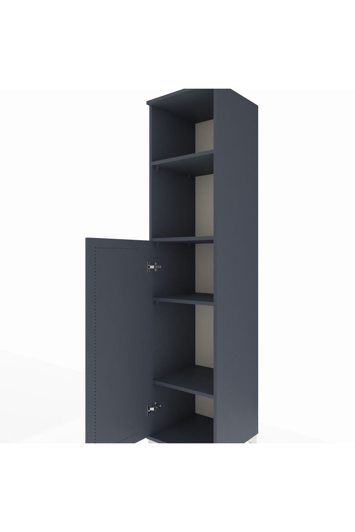 Hyperion Dolap 4 Raflı Tek Kapaklı 44x44x195 - S58M081V5B
