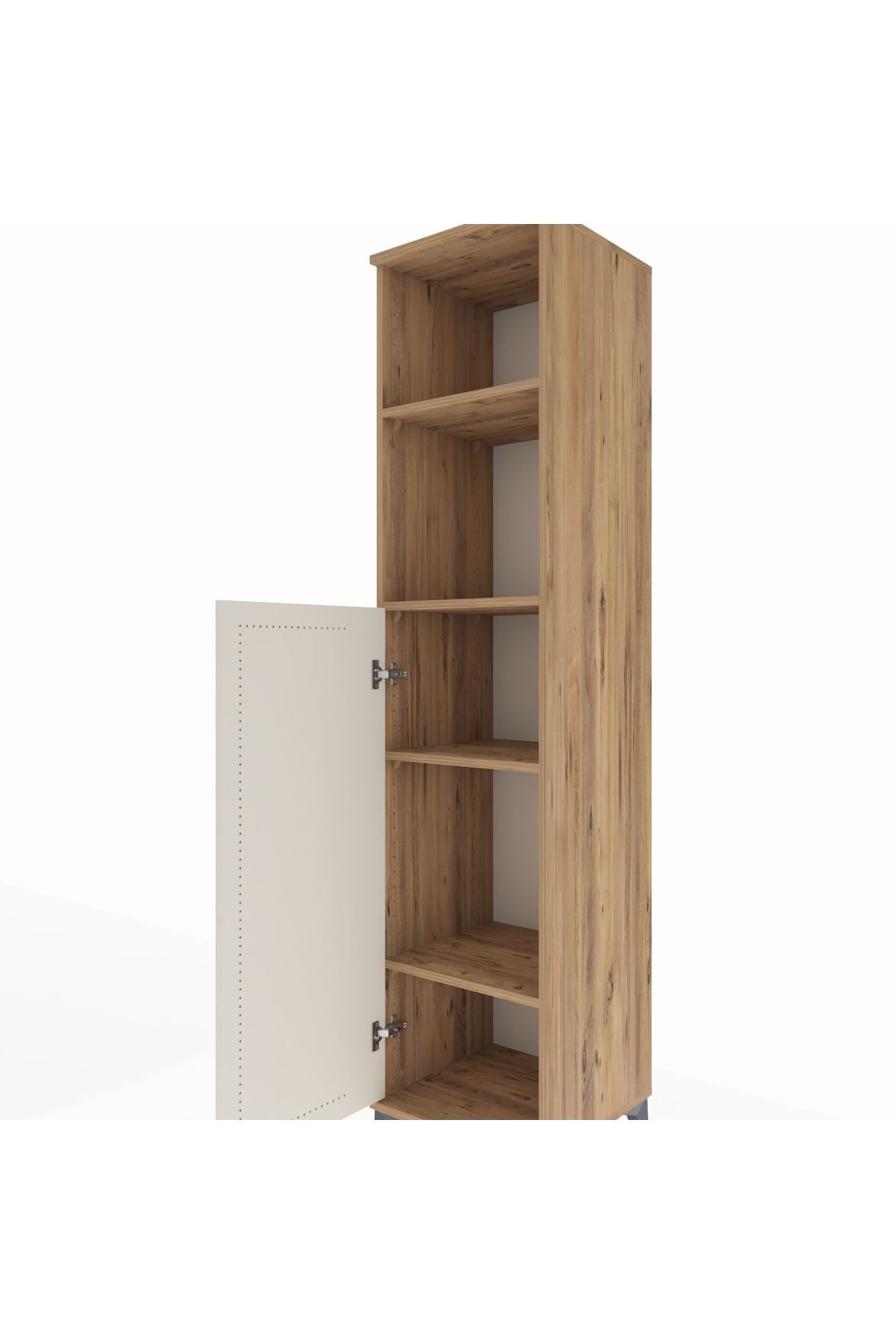 Hyperion Dolap 4 Raflı Tek Kapaklı 44x44x195 - S58M081V7B