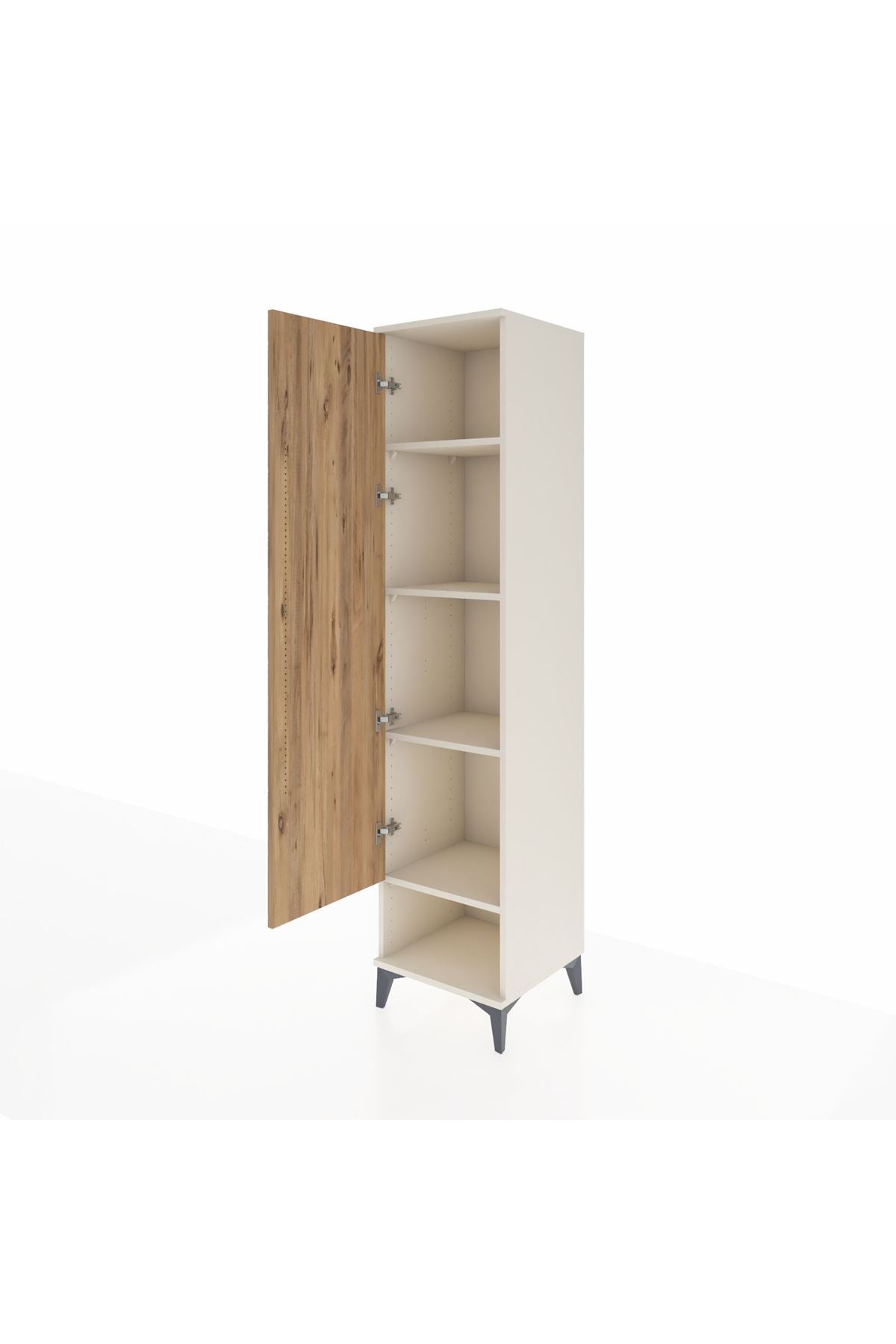 Hyperion Dolap 4 Raflı Tek Kapaklı 44x44x195 - S58M082V3B