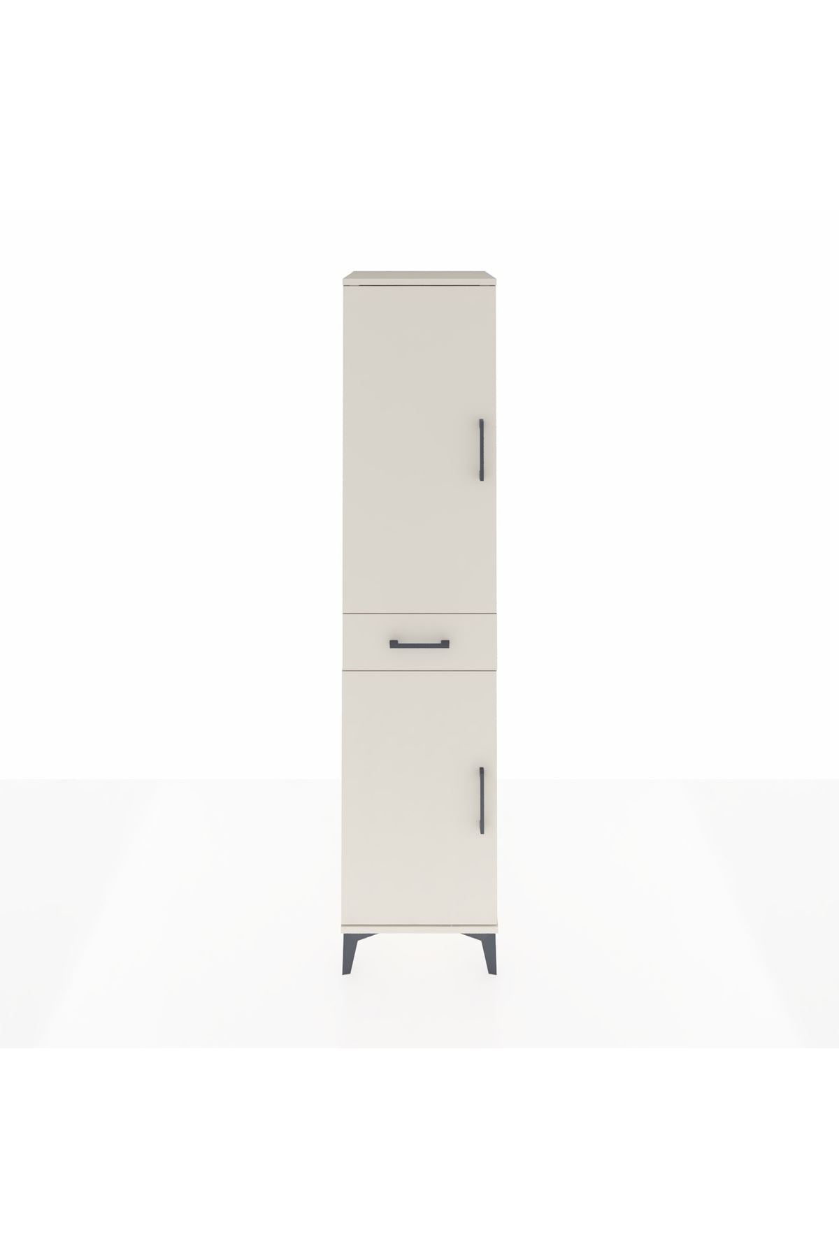 Hyperion Dolap 4 Raflı Tek Çekmeceli 2 Kapaklı 44x44x195 - S58M084V1B