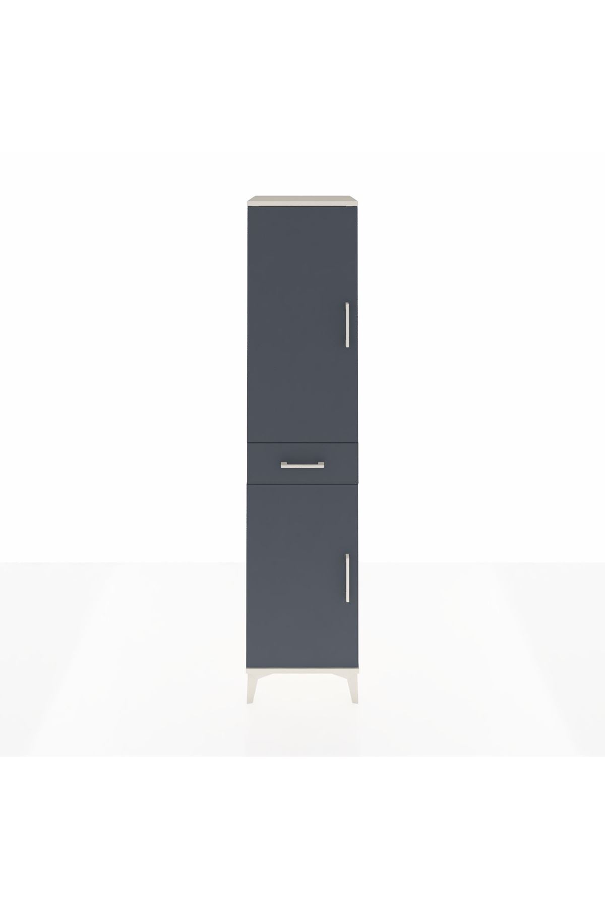 Hyperion Dolap 4 Raflı Tek Çekmeceli 2 Kapaklı 44x44x195 - S58M084V2B