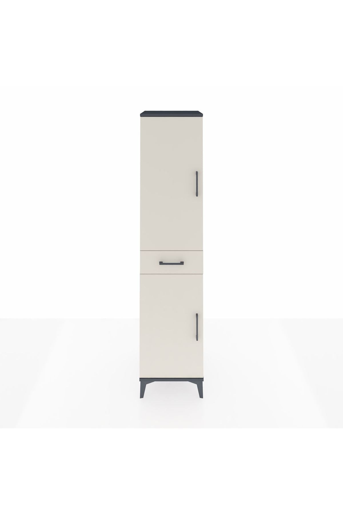 Hyperion Dolap 4 Raflı Tek Çekmeceli 2 Kapaklı 44x44x195 - S58M084V4B