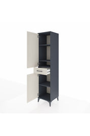 Hyperion Dolap 4 Raflı Tek Çekmeceli 2 Kapaklı 44x44x195 - S58M084V4B