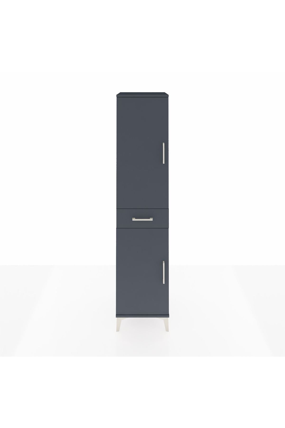 Hyperion Dolap 4 Raflı Tek Çekmeceli 2 Kapaklı 44x44x195 - S58M084V5B