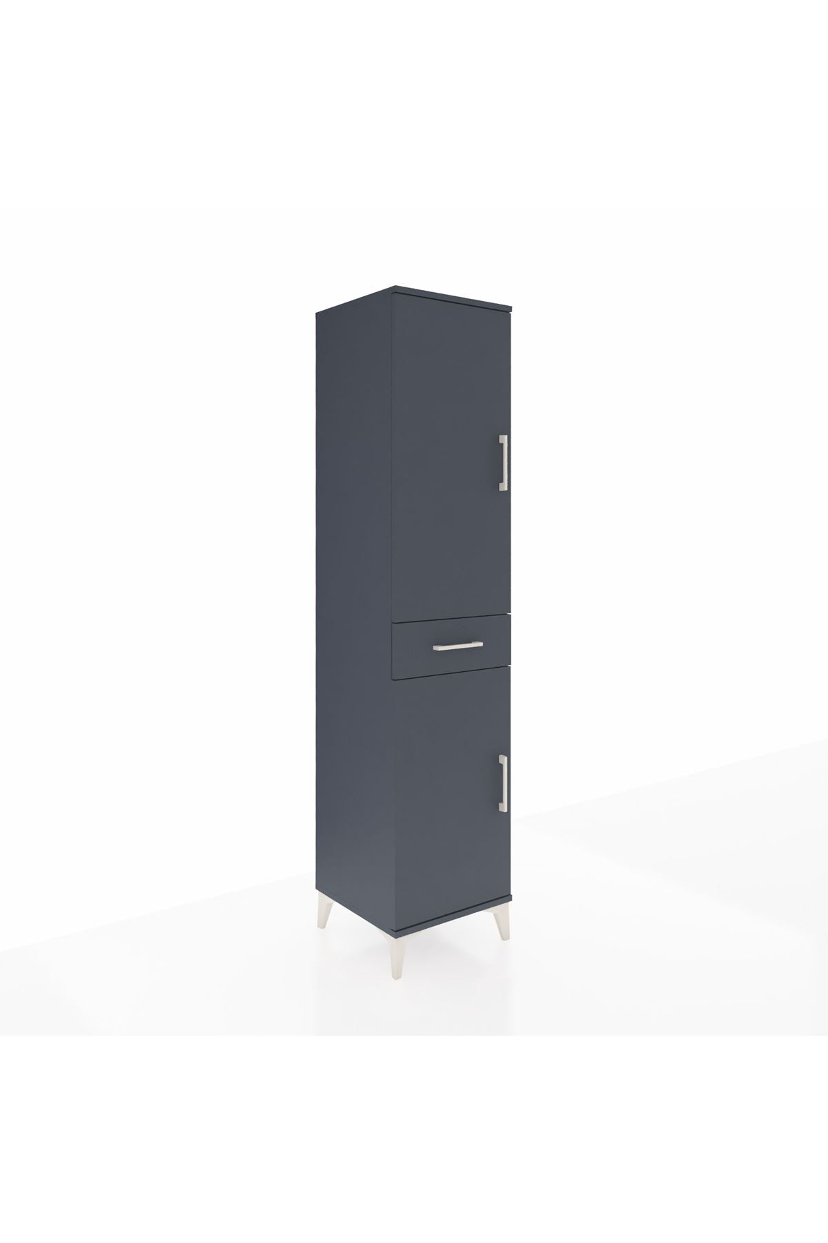 Hyperion Dolap 4 Raflı Tek Çekmeceli 2 Kapaklı 44x44x195 - S58M084V5B