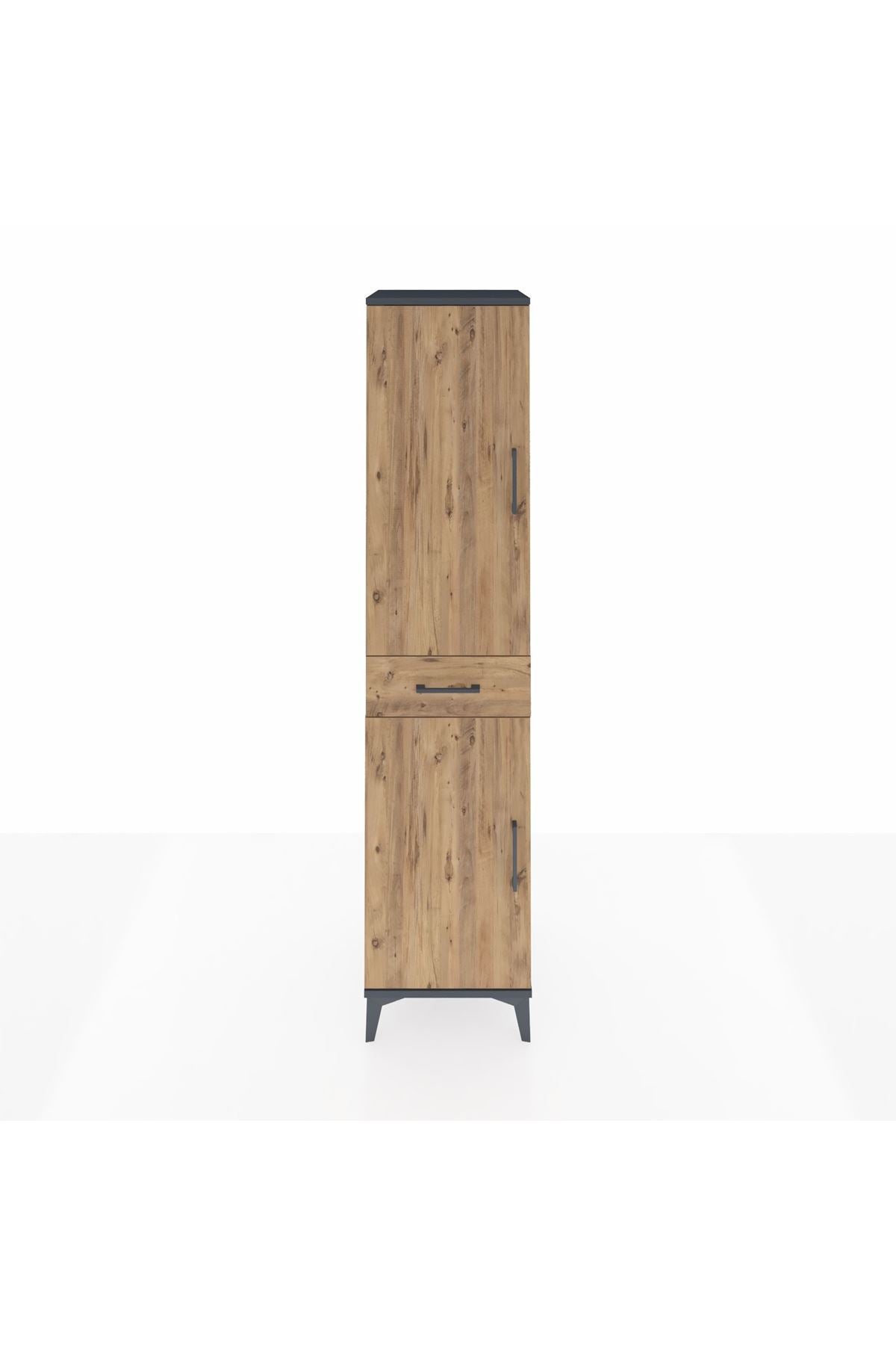 Hyperion Dolap 4 Raflı Tek Çekmeceli 2 Kapaklı 44x44x195 - S58M084V6B