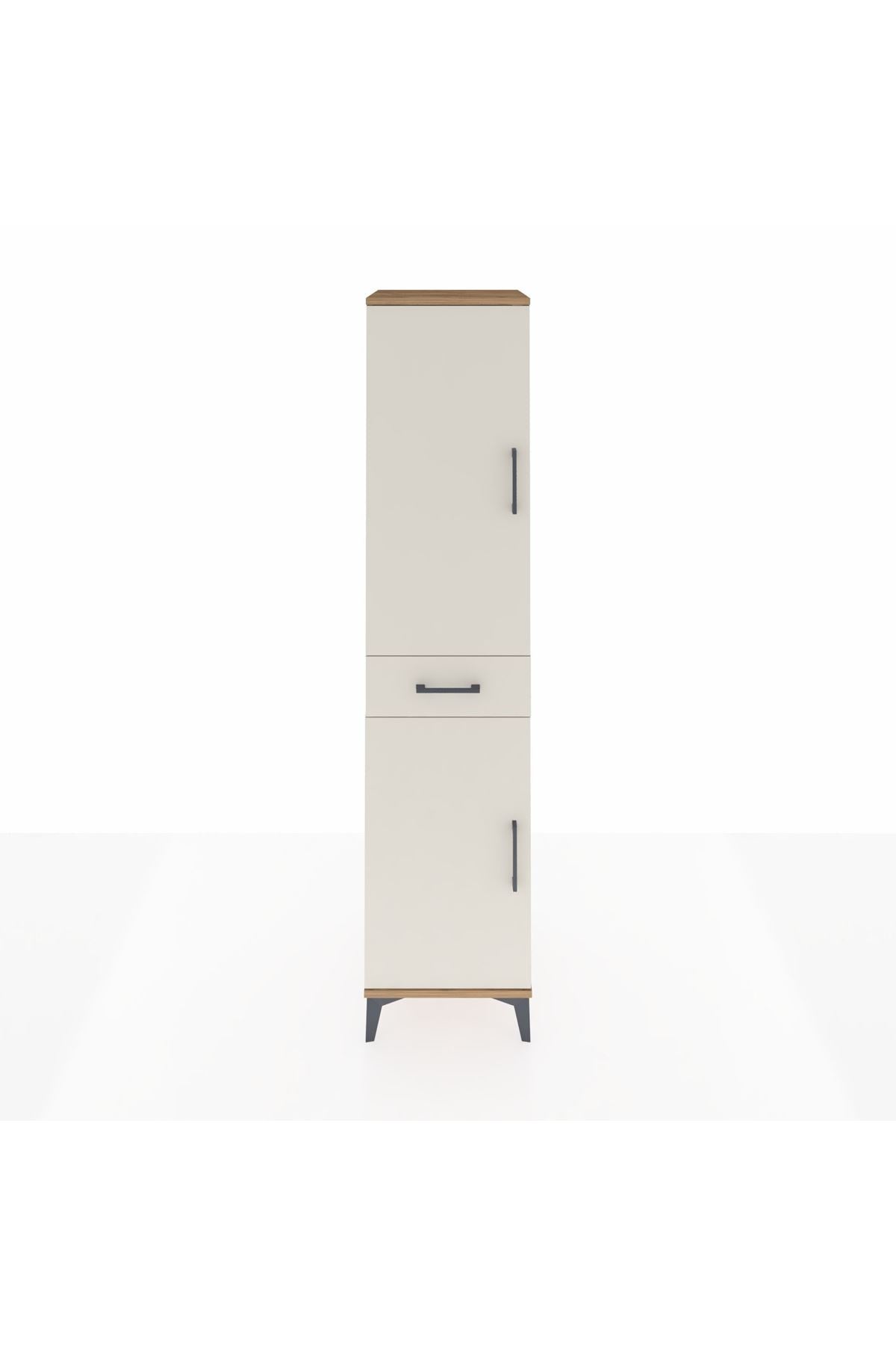 Hyperion Dolap 4 Raflı Tek Çekmeceli 2 Kapaklı 44x44x195 - S58M084V7B
