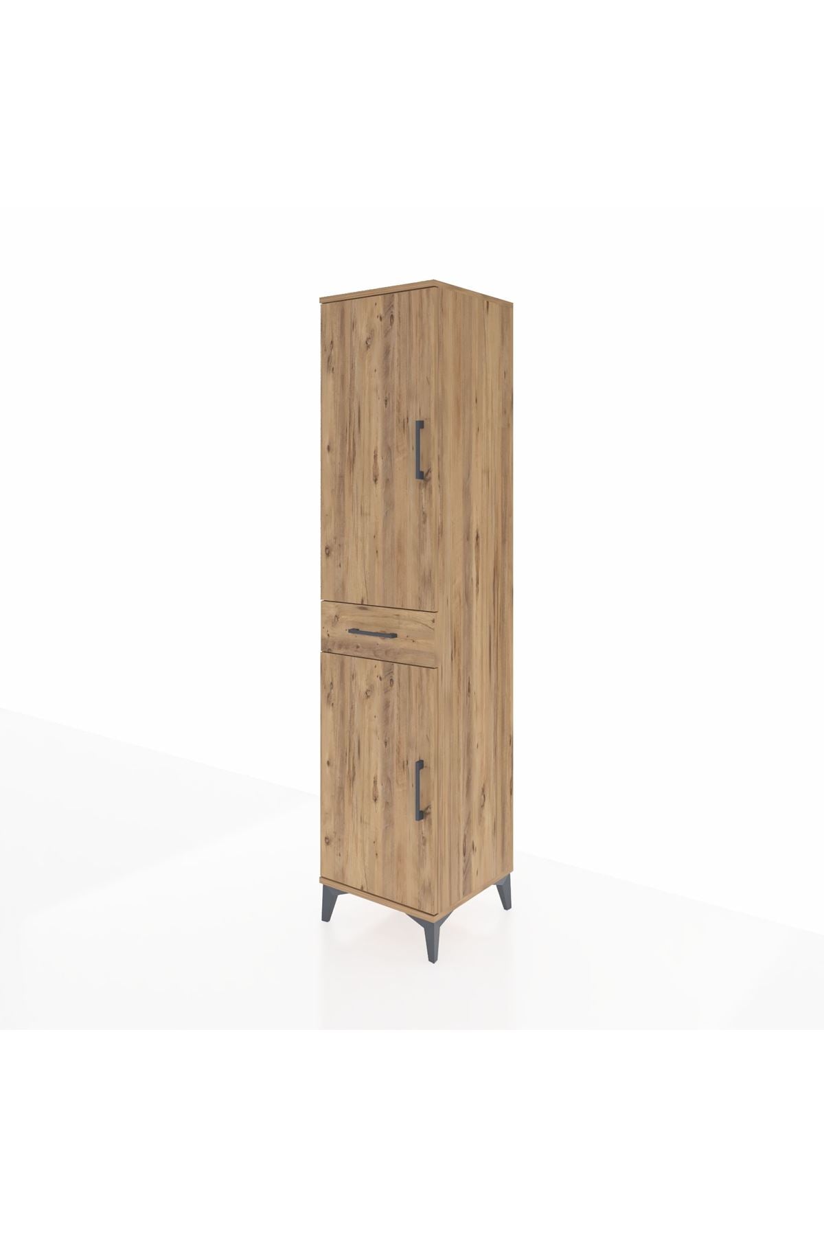 Hyperion Dolap 4 Raflı Tek Çekmeceli 2 Kapaklı 44x44x195 - S58M084V9B
