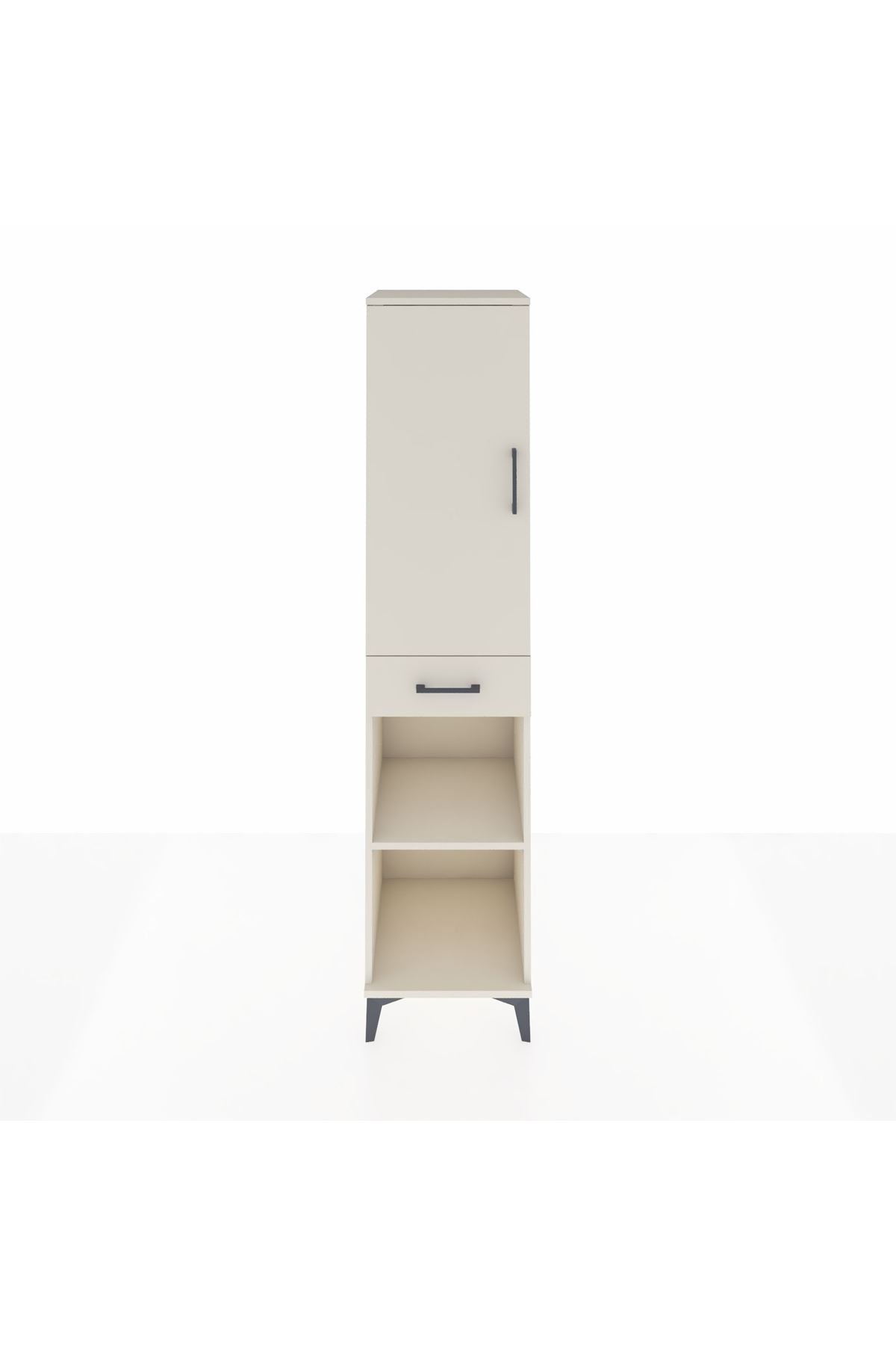 Hyperion Dolap 4 Raflı Tek Çekmeceli Tek Kapaklı 44x44x195 - S58M085V1B