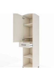 Hyperion Dolap 4 Raflı Tek Çekmeceli Tek Kapaklı 44x44x195 - S58M085V1B