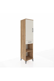 Hyperion Dolap 4 Raflı Tek Çekmeceli Tek Kapaklı 44x44x195 - S58M085V7B