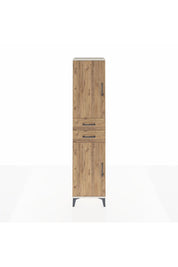 Hyperion Dolap 4 Raflı 2 Çekmeceli Tek Kapaklı 44x44x195 - S58M087V3B