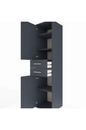Hyperion Dolap 4 Raflı 2 Çekmeceli Tek Kapaklı 44x44x195 - S58M087V5B