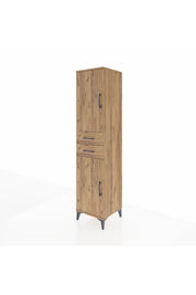 Hyperion Dolap 4 Raflı 2 Çekmeceli Tek Kapaklı 44x44x195 - S58M087V9B