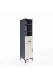 Hyperion Dolap 4 Raflı 2 Çekmeceli Tek Kapaklı 44x44x195 - S58M088V4B