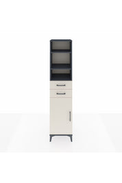 Hyperion Dolap 4 Raflı 2 Çekmeceli Tek Kapaklı 44x44x195 - S58M088V4B