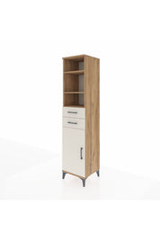 Hyperion Dolap 4 Raflı 2 Çekmeceli Tek Kapaklı 44x44x195 - S58M088V7B