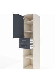 Hyperion Dolap 4 Raflı 2 Çekmeceli 44x44x195 - S58M089V2B