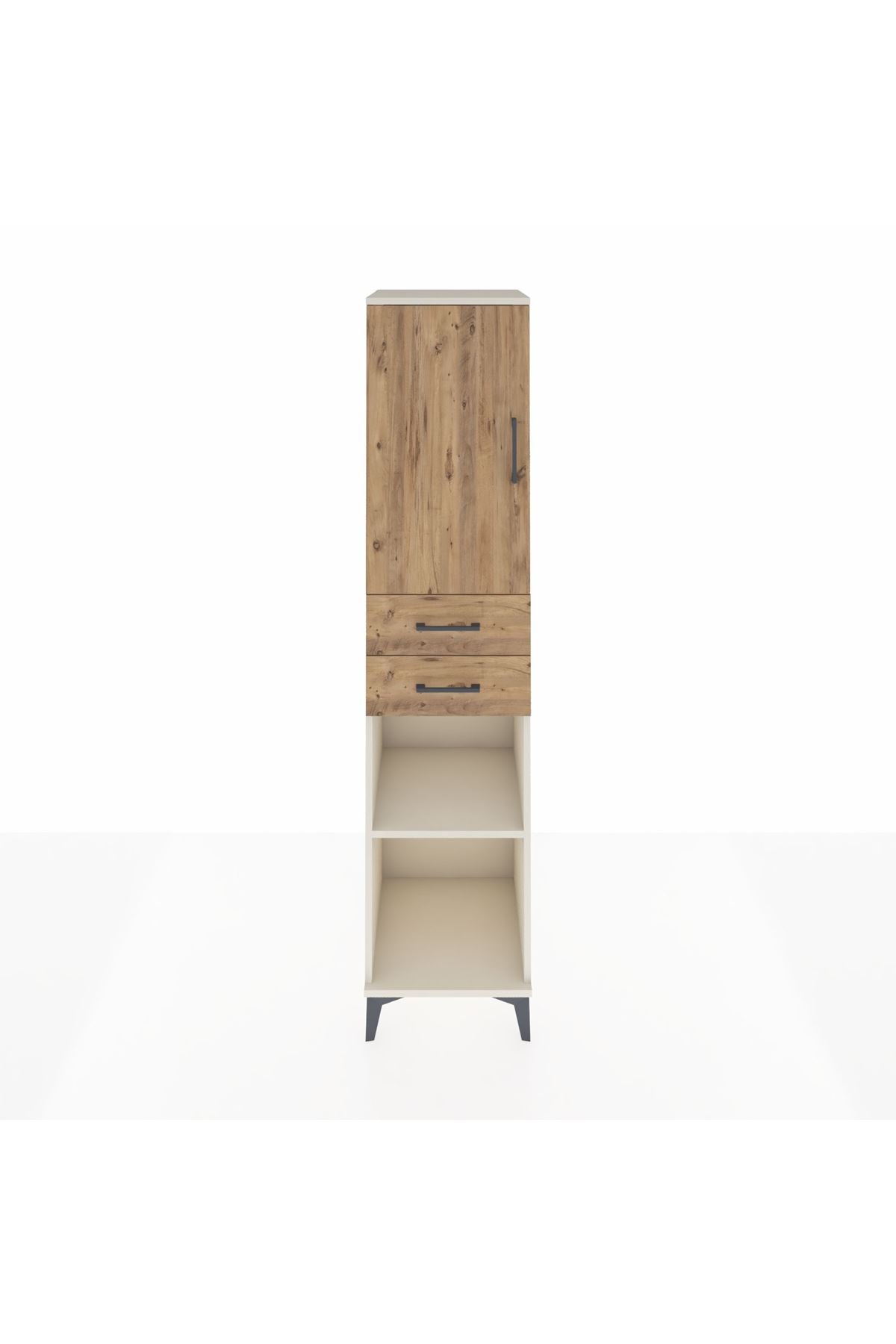 Hyperion Dolap 4 Raflı 2 Çekmeceli 44x44x195 - S58M089V3B