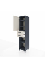 Hyperion Dolap 4 Raflı 2 Çekmeceli 44x44x195 - S58M089V4B