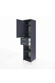 Hyperion Dolap 4 Raflı 2 Çekmeceli 44x44x195 - S58M089V5B