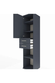 Hyperion Dolap 4 Raflı 2 Çekmeceli 44x44x195 - S58M089V5B