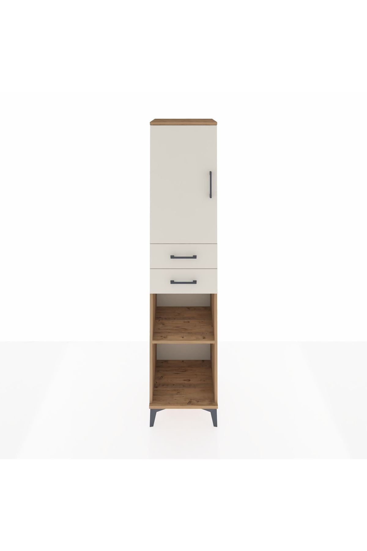 Hyperion Dolap 4 Raflı 2 Çekmeceli 44x44x195 - S58M089V7B