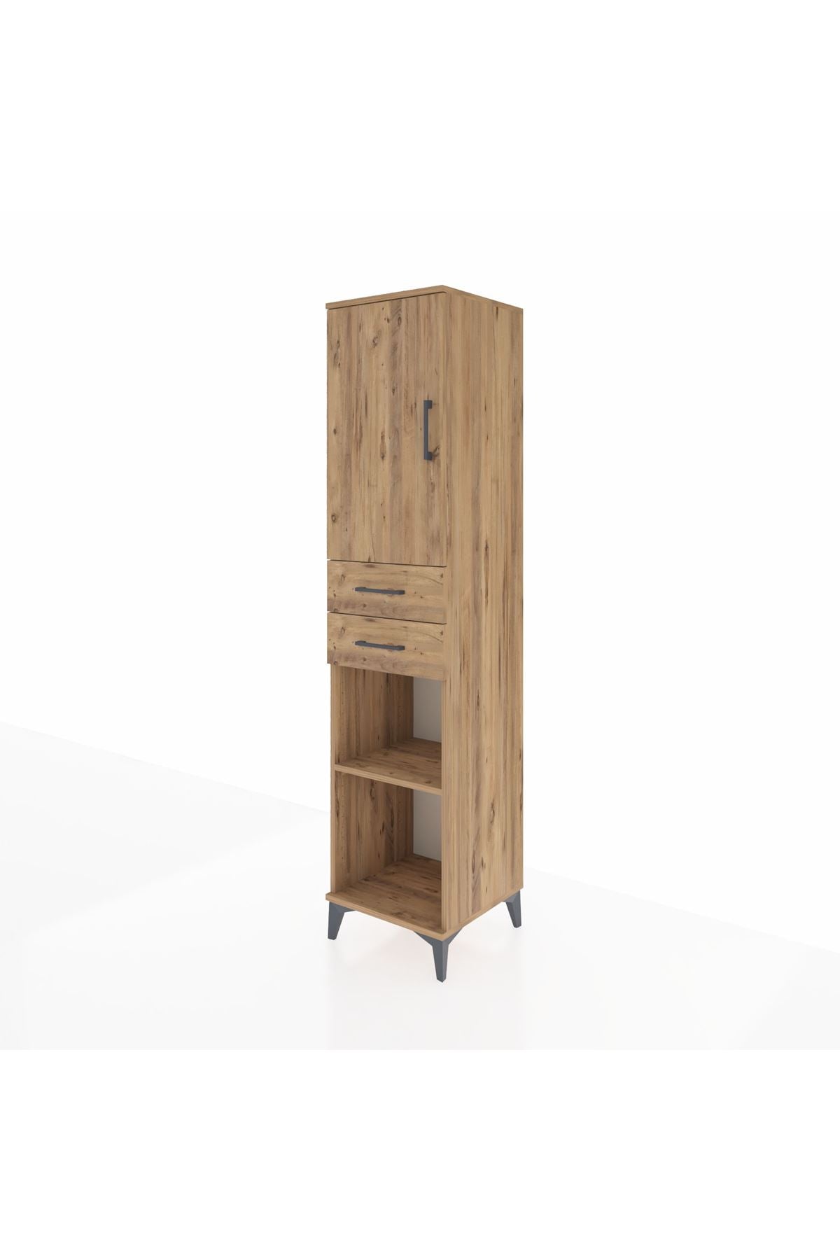 Hyperion Dolap 4 Raflı 2 Çekmeceli 44x44x195 - S58M089V9B