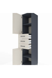 Hyperion Dolap 3 Raflı 3 Çekmeceli 2 Kapaklı 44x44x195 - S58M090V4B