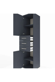 Hyperion Dolap 3 Raflı 3 Çekmeceli 2 Kapaklı 44x44x195 - S58M090V5B