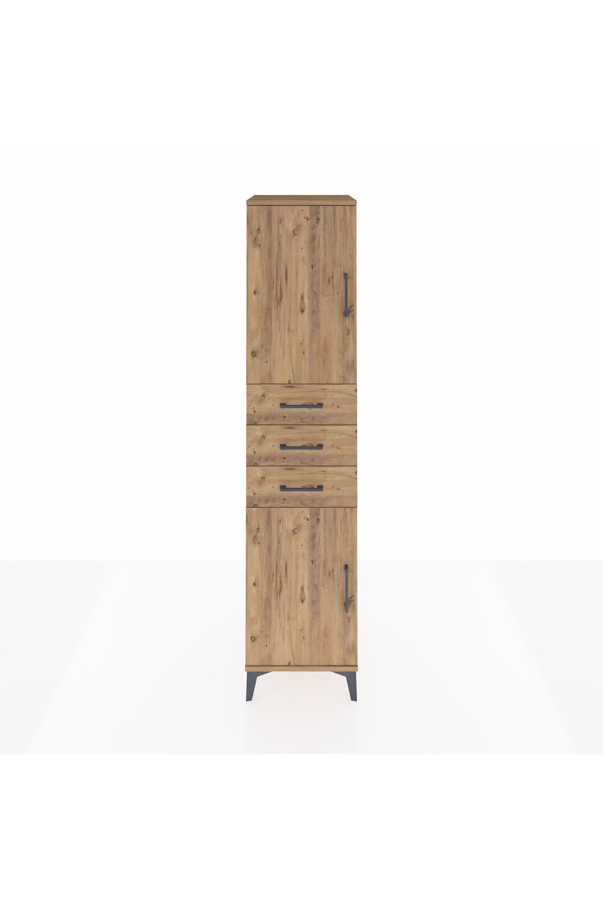 Hyperion Dolap 3 Raflı 3 Çekmeceli 2 Kapaklı 44x44x195 - S58M090V9B