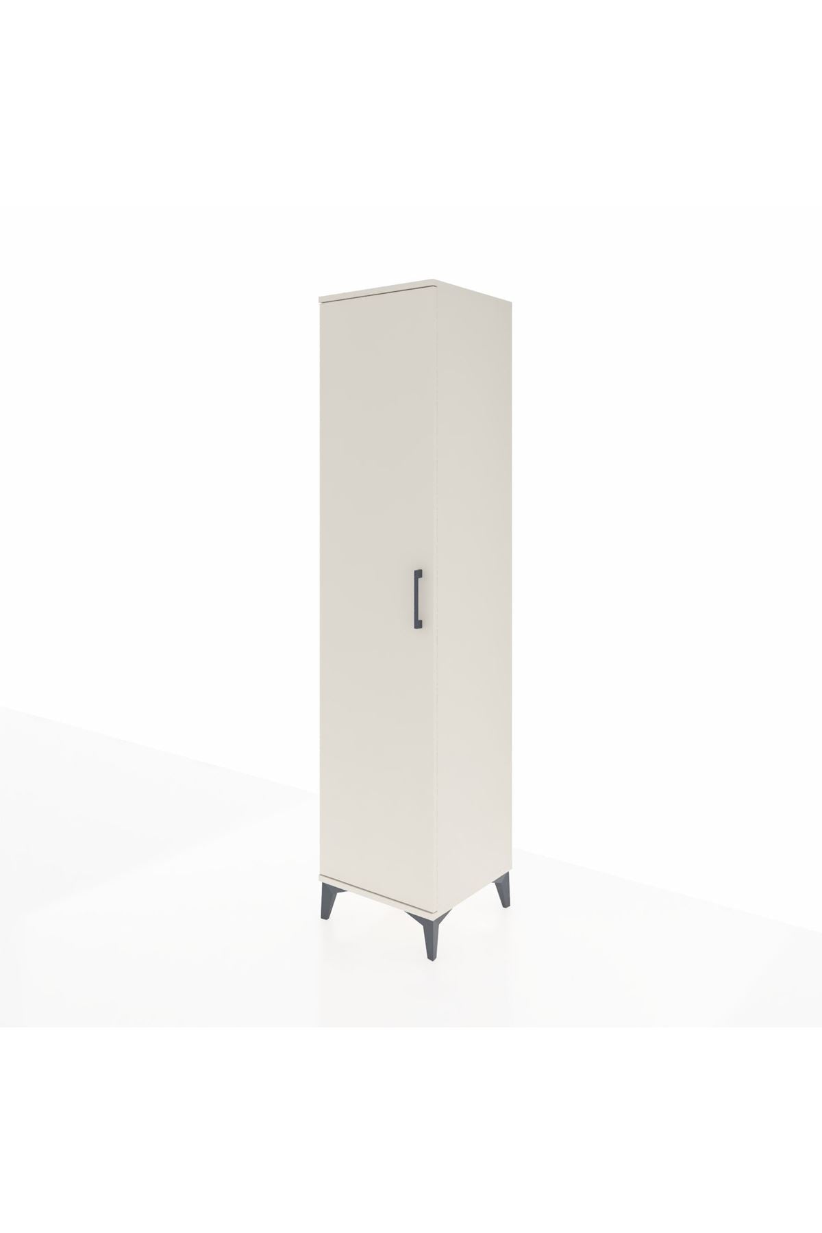 Hyperion Dolap 3 Raflı Tek Kapaklı Tek Askılı 44x44x195 - S58M093V1B