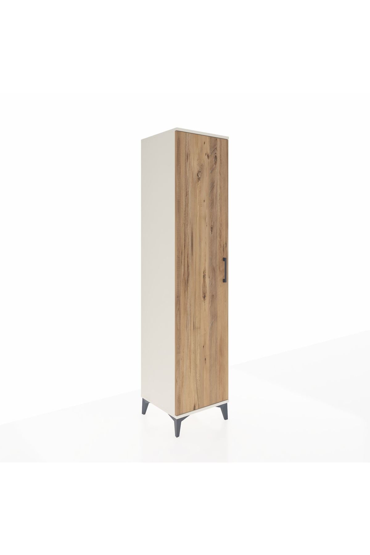 Hyperion Dolap 3 Raflı Tek Kapaklı Tek Askılı 44x44x195 - S58M093V3B