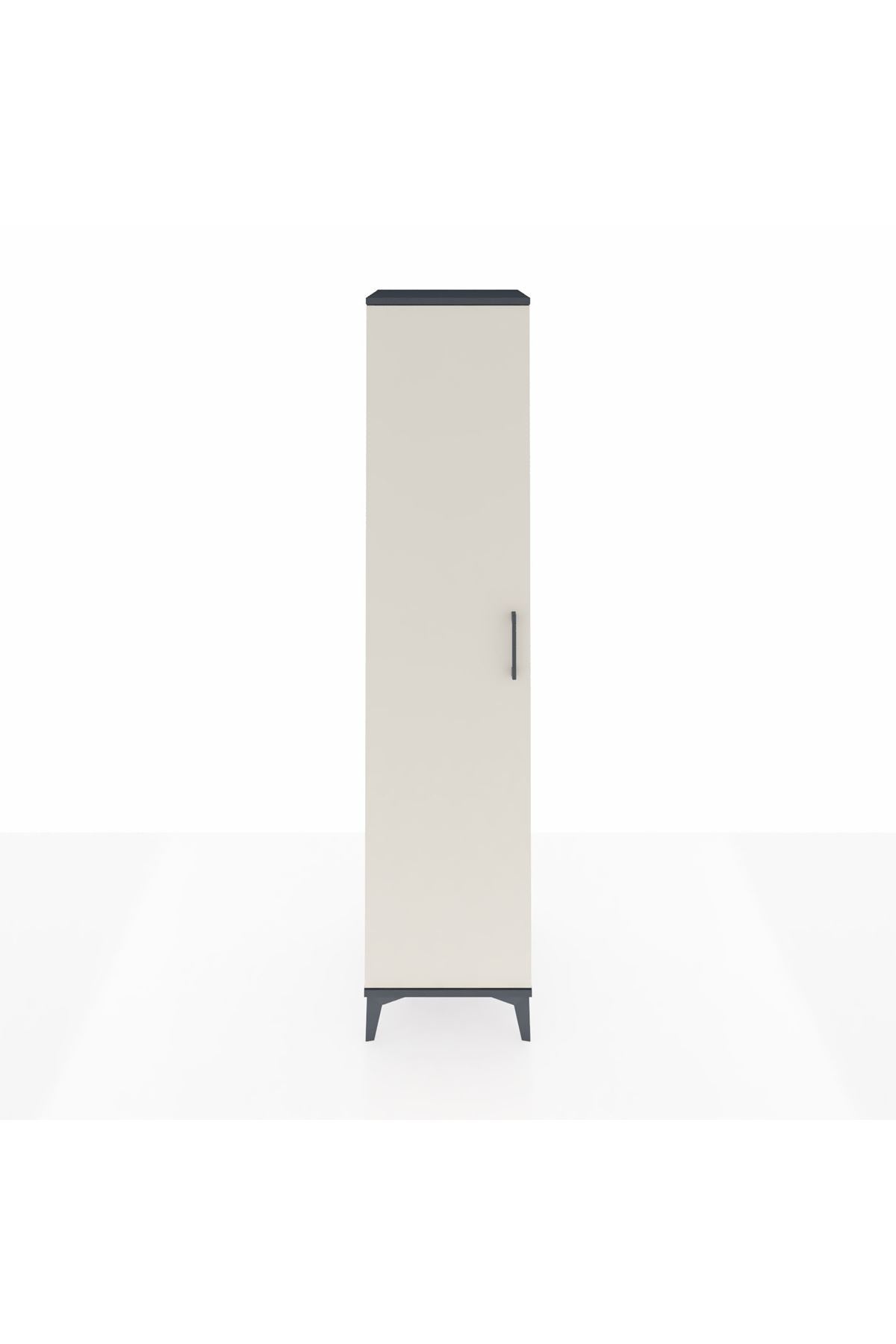 Hyperion Dolap 3 Raflı Tek Kapaklı Tek Askılı 44x44x195 - S58M093V4B