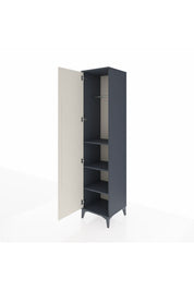 Hyperion Dolap 3 Raflı Tek Kapaklı Tek Askılı 44x44x195 - S58M093V4B
