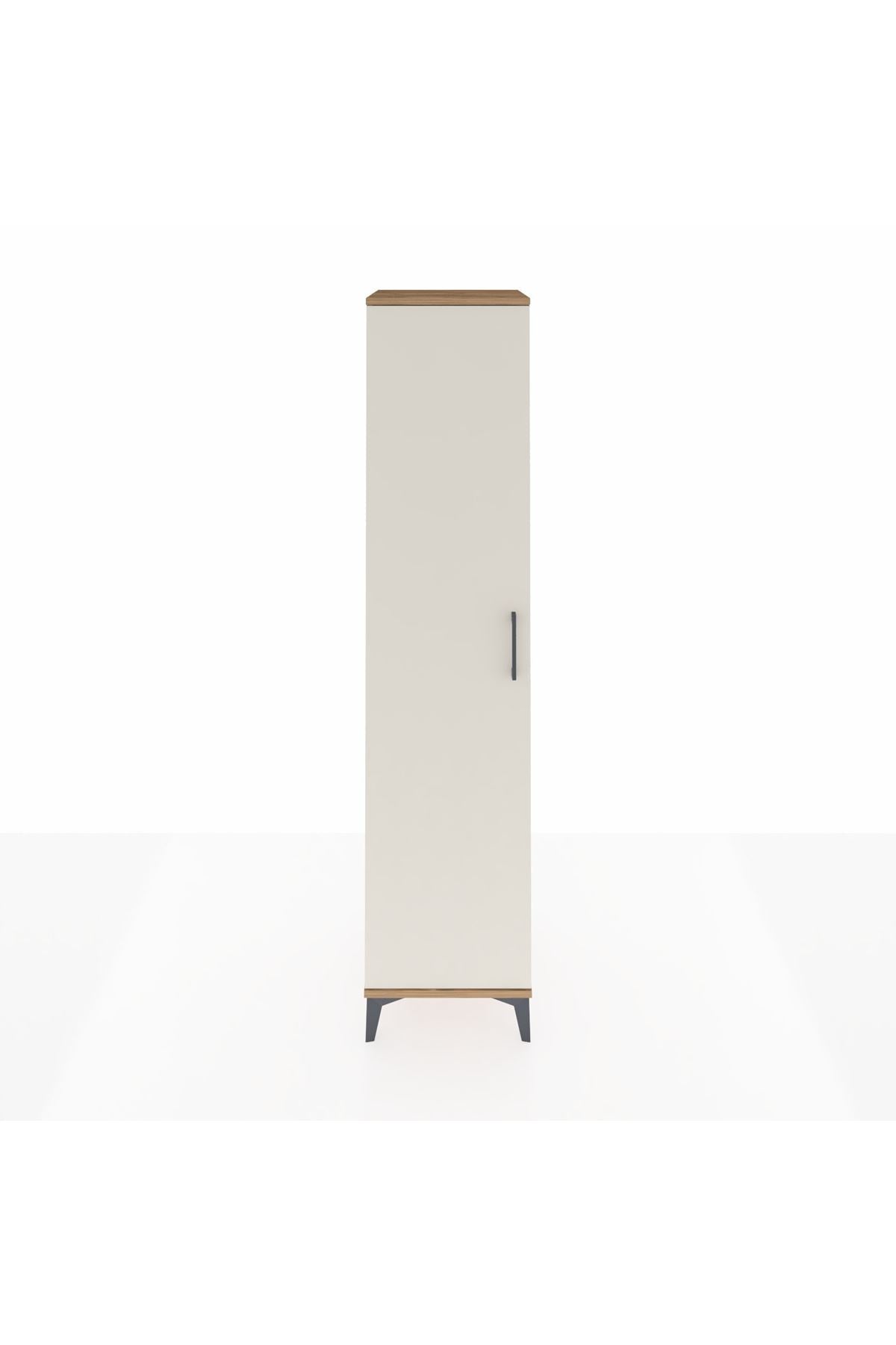 Hyperion Dolap 3 Raflı Tek Kapaklı Tek Askılı 44x44x195 - S58M093V7B