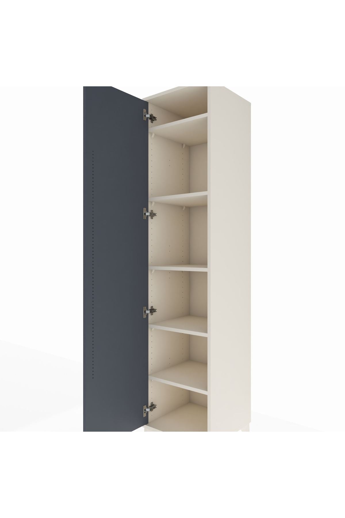 Hyperion Dolap 5 Raflı Tek Kapaklı 44x44x195 - S58M095V2B