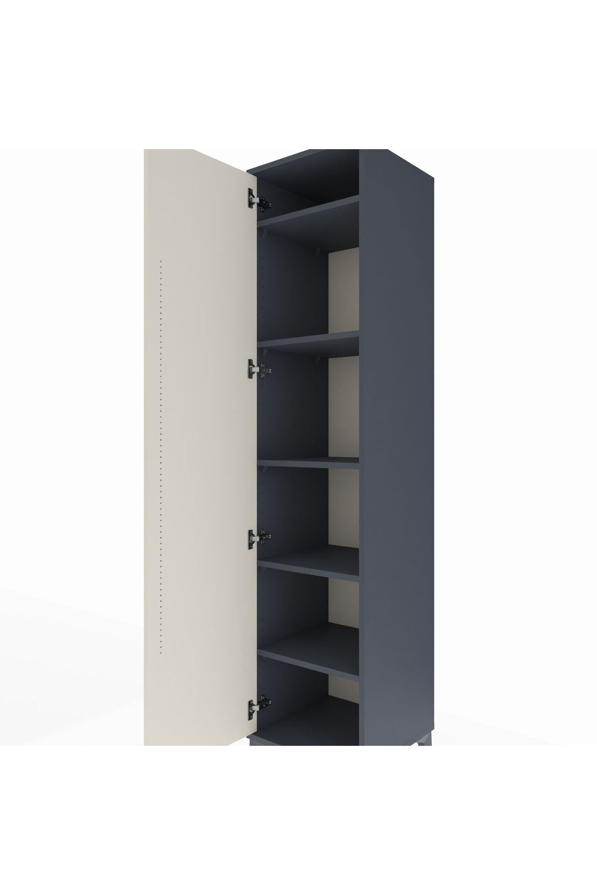 Hyperion Dolap 5 Raflı Tek Kapaklı 44x44x195 - S58M095V4B