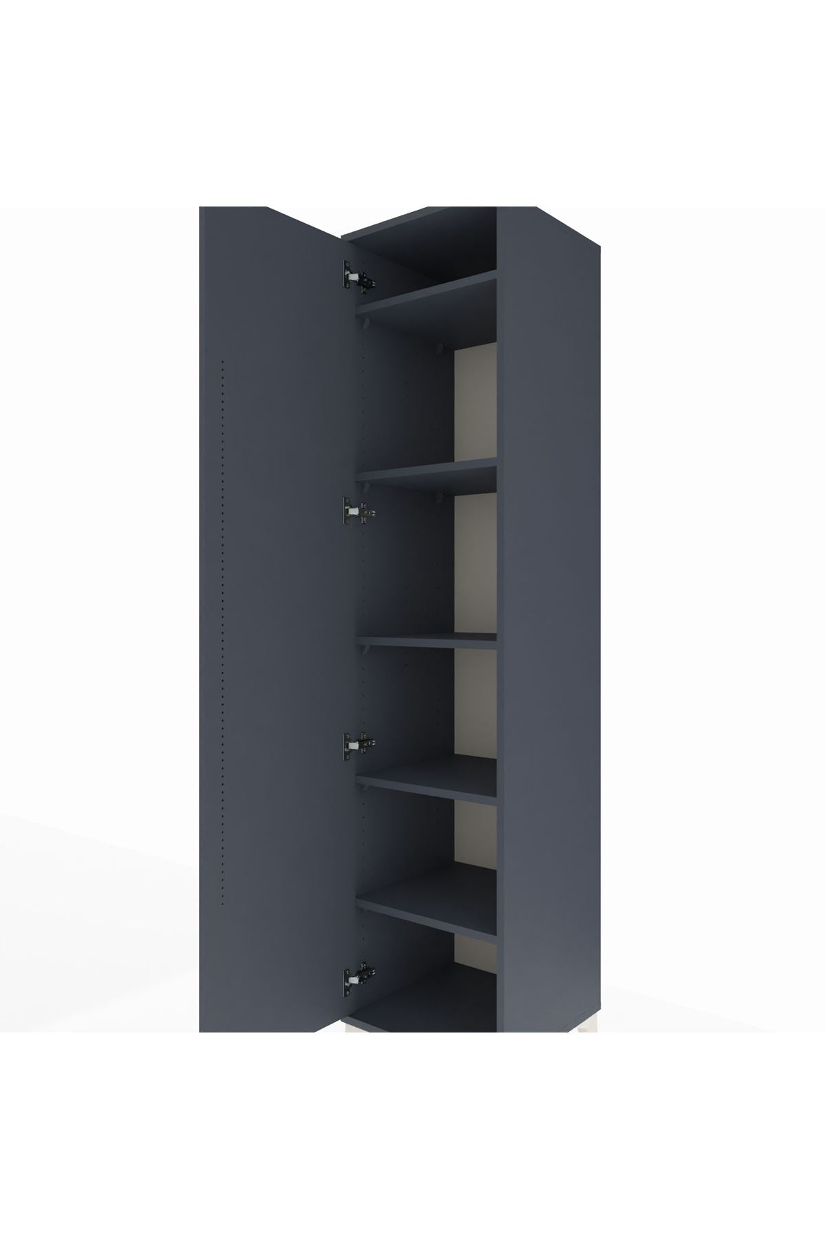 Hyperion Dolap 5 Raflı Tek Kapaklı 44x44x195 - S58M095V5B
