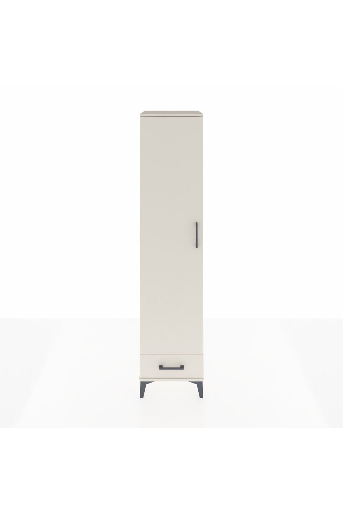 Hyperion Dolap 3 Raflı Tek Çekmeceli Tek Askılı 44x44x195 - S58M098V1B